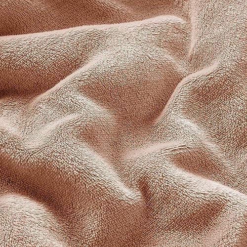 IR Imperial Rooms 9 Pack Bulk Queen Sherpa Blankets 90x90 Camel - color: Camel, size: Full/Queen (Pack of 9)