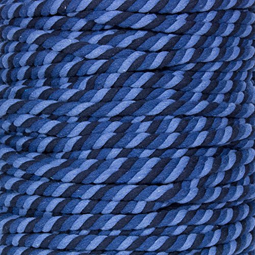 Super Soft 3 Strand Twisted Cotton Rope (Chill, 1/2 Inch x 10 Feet) - color: Chill, size: 10 Feet X 1/2 Inch