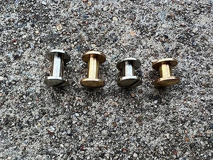 Leaders Engraved Deluxe Halter/Stable Brass Plate Name Plate - style: Name Plate with 1/2" Hardware