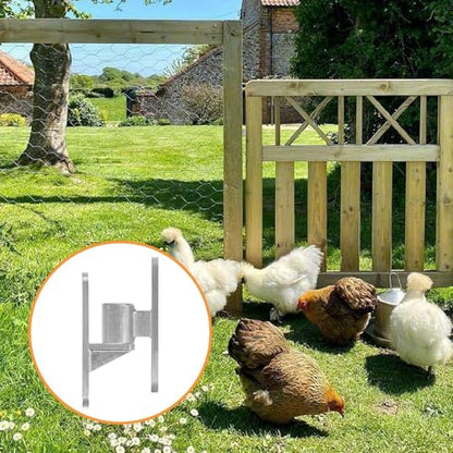 2 Set Heavy Duty Gate Hinges, Wall Mount Gate Hinges 5/8'' Pin Fence Post Hinge Set for Wooden or Concrete Fence Gate (Silver, Screws Included) - color: Silver-2 Pairs