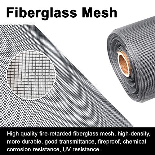 Adjustable DIY Magnetic Window Screen Max 55”H x 36”W Fits Any Size Smaller DIY Easy Installation (White) - size: 55"x36"