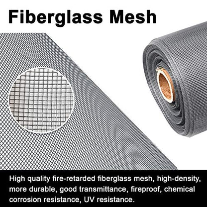 Adjustable DIY Magnetic Window Screen Max 55”H x 36”W Fits Any Size Smaller DIY Easy Installation (White) - size: 55"x36"