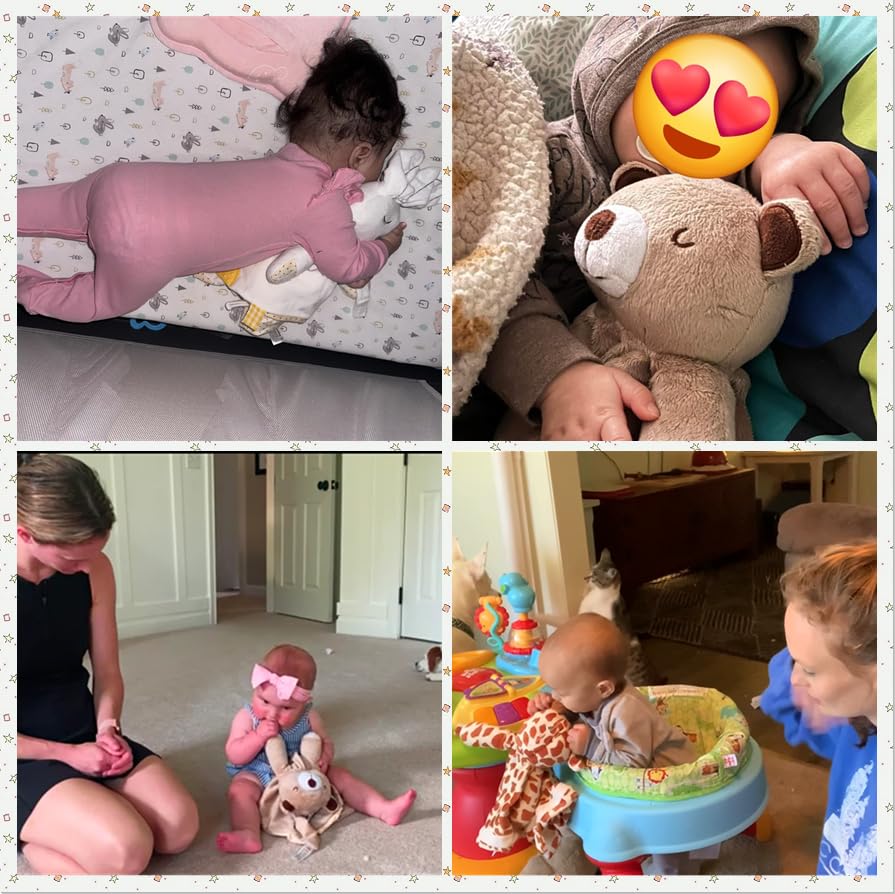 BEREST Baby Sound Sleep Soother- White Noise and Lullaby Infant Sleeping Aid with Cry Sensor at Nap Time Routine, Awesome Babies Gift Portable Plush Toddler Snuggle Toy, Infant Blanket (Deep Brown) - color: Deep Brown
