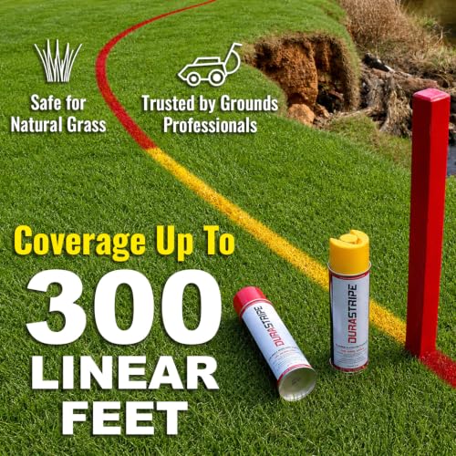 Inverted Utility Marking Spray Paint 18oz (Turf Green) - color: Turf Green