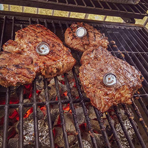 Outset F804 Steak Thermometers, Metallic - style: Steak