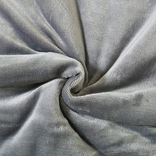 SOCHOW Sherpa Fleece Throw Blanket, Grey, 60x80 inches | Double-Sided Super Soft Luxurious Plush Blanket Twin Size - color: Gray, size: 60"×80"