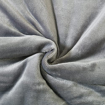 SOCHOW Sherpa Fleece Throw Blanket, Grey, 60x80 inches | Double-Sided Super Soft Luxurious Plush Blanket Twin Size - color: Gray, size: 60"×80"