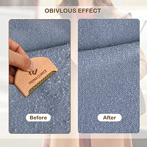 2 PCS Wooden Sweater Comb for De-Pilling Cashmere, Wool, Knitwear, Manual Lint Remover, Portable Depiller for Clothes, Fuzz, Bobbles, Pilling Shaver, Fabric Defuzzer, Sweater Care Tool - color: 2pcs