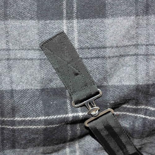 Equinavia Ulla Wool Cooler - Black/Grey - 76 in - color: Black/Grey, size: 76 in