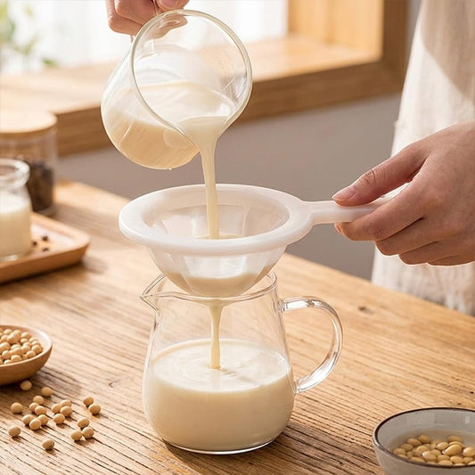 Ultra-Fine Mesh Strainer, 100 Mesh Food Sieve with Handle for Kitchen, Reusable Filter for Juice, Wine, and Soy Milk - size: 100 Mesh