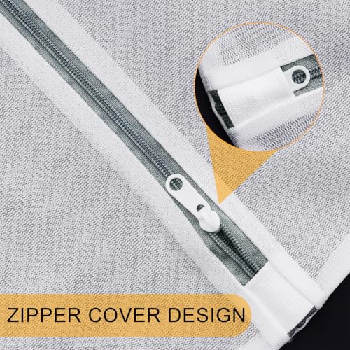 2Pcs Delicate Mesh Washing Bag for Laundry Extra Large Durable Laundry Bags Travel Organization Bag for Lingerie Clothes Sweater Cotton Clothes Shoes Sock 24 x 24 Inches(2XXL)