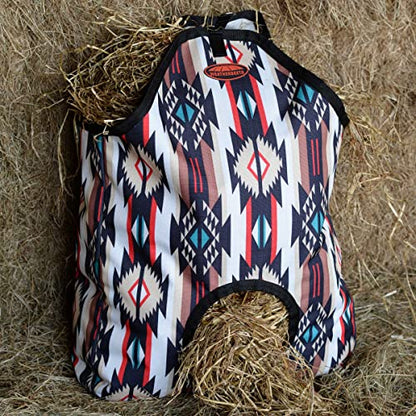WeatherBeeta Hay Bag, Diamond Navajo Print/Black - color: Diamond Navajo Print/Black