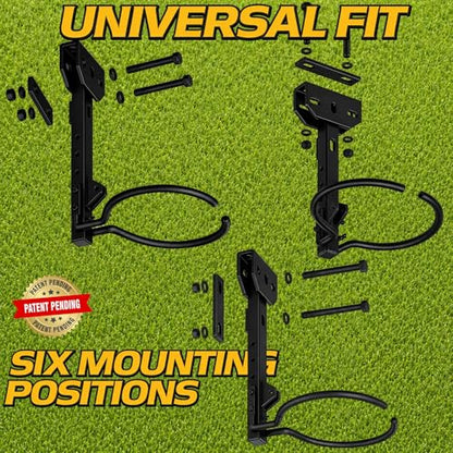 Retractable 6-Way Clamp-On Universal Mount 5 Gallon Bucket Holder