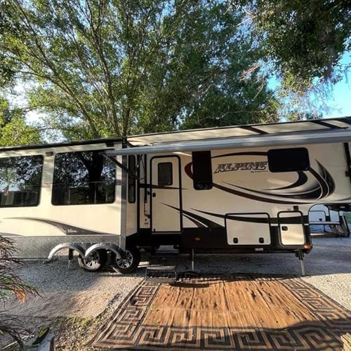 NEW Breathable RV Window, Tinted with Net Screen and Trim Ring - size: 35x12in