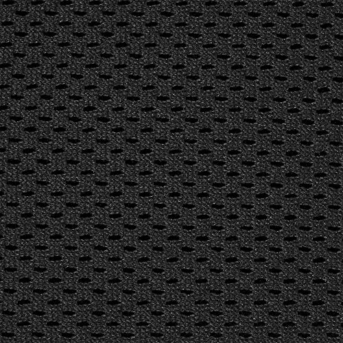 ECP Equine Comfort Products 3D Mesh Western Saddle Pad, Breathable Air Channels, Contoured Spine Support, Non-Slip Grip, Lightweight All-Purpose Therapeutic Riding Pad, Black