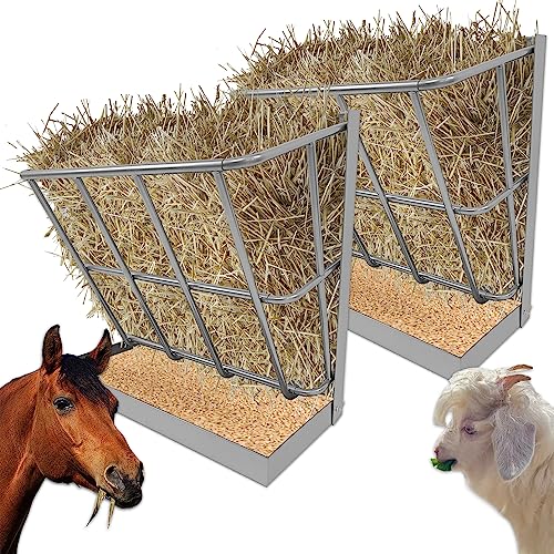 2Pcs Hay Feeder Goat 22 Gallon - size: 2 IN 1 (2PCS)
