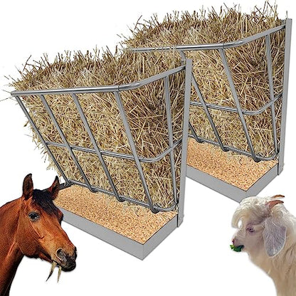 2Pcs Hay Feeder Goat 22 Gallon - size: 2 IN 1 (2PCS)