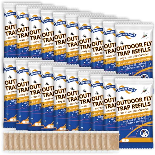20x30g Fly Bait Fly Trap Refill Packets - size: 20 pack