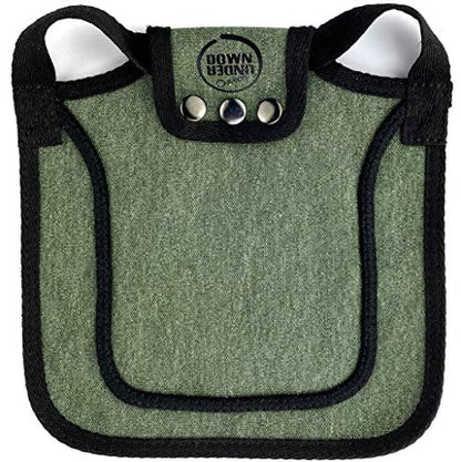 DOWN UNDER OUTDOORS Medium-Large Chicken Saddle Hen Apron Saver (Green) - color: Green