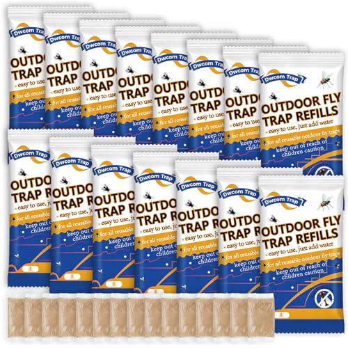 15x30g Fly Bait Fly Trap Refill Packets - size: 15 pack