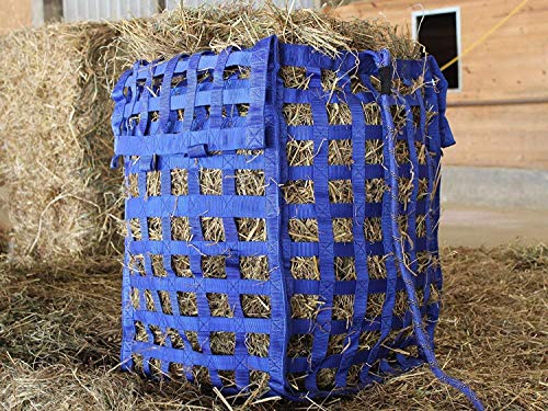 Derby Originals Natural Grazer Patented Four Sided Slow Feed Horse Hay Bag with One Year Warranty - color: Black