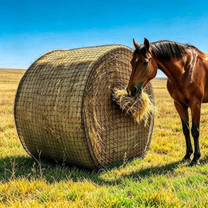 5x5ft Bolded Hay Net for Horses – Heavy-Duty Slow Feeder