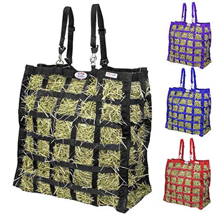 Derby Originals Easy Feeder Horse Hay Bag with Super Tough Bottom and 1 Year Warranty - color: Black