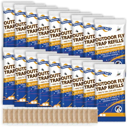18x30g Fly Bait Fly Trap Refill Packets - size: 18 pack