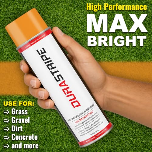 Athletic Field Marking Paint (Orange) (CASE) 12/18 Ounce Cans. - color: Orange