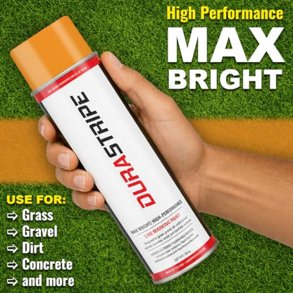 Athletic Field Marking Paint (Orange) (CASE) 12/18 Ounce Cans. - color: Orange