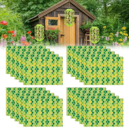 Qualirey 20 Pack Wasp Trap Refills, Fits Most Wasp Sticky Trap, 12" x 8.6"