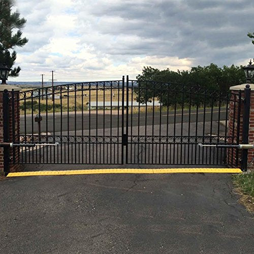 ALEKO LM176 12/24V DC Electromagnetic Lock for Swing Gate Opener Operator | Strong magnetic holding force, secures the entry when closed, weatherproof alloy body, fail-safe on power loss, durable build - style: Electromagnetic 12/24 Volts