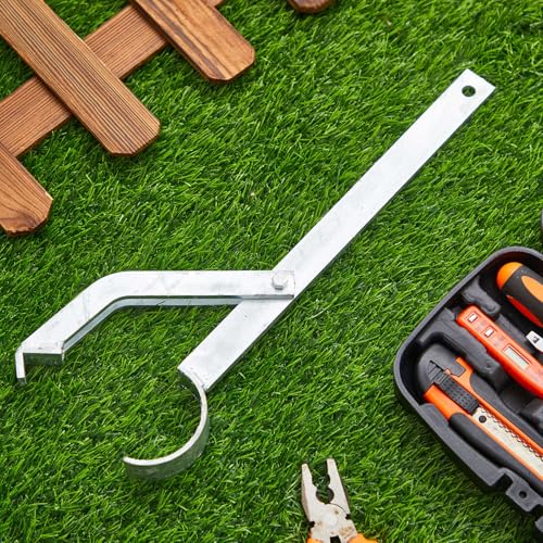 LEIFIDE 2 Pcs 1' 3" Chain Link Fabric Fence Stretcher Tool Galvanized Chain Link Fence Wire Stretcher Bar Manual Fabric Tool for Barbwire Wire Mesh Repair Tighten