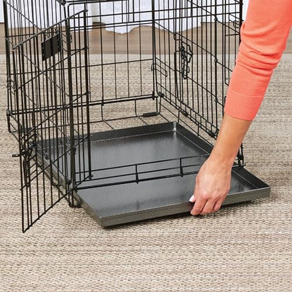 MidWest Homes for Pets Metal Dog Crate Replacement Pan; 48 inch - size: 48 Inch