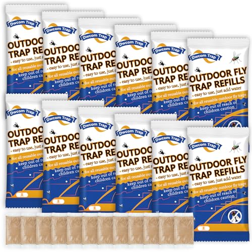 12x30g Fly Bait Fly Trap Refill Packets - size: 12 pack