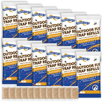 12x30g Fly Bait Fly Trap Refill Packets - size: 12 pack