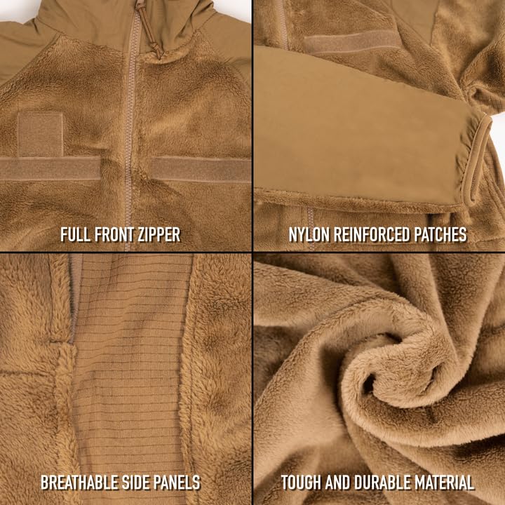 Rothco Gen III Level 3 ECWCS Fleece Jacket - color: Foliage Green, size: Large