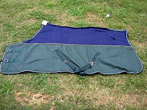 CHALLENGER 64" Horse Sheet Polar Fleece Cooler Blanket Green 4305