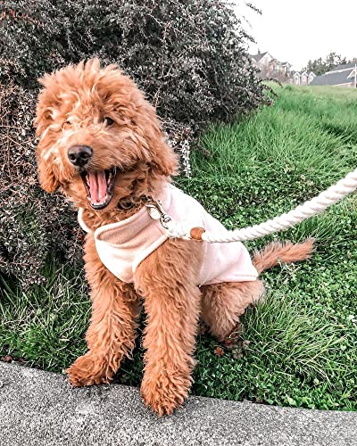Gooby Fleece Vest Dog Sweater, Clay, Small - color: Clay, size: Small (Around 6-lb)