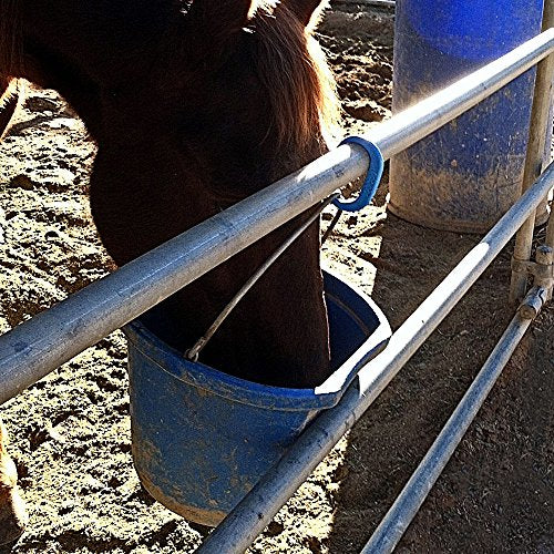 Injuries Preventing Tether Tie - Portable, Versatile & Reusable Breakaway Horse Tie, Quick Release Under Heavy Pressure w/ 5 Loop Settings, Multi-Purpose Clip (2 pcs Black) - color: Black