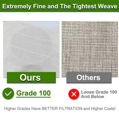 6 Pcs Cheese Cloths, 20x20 Inch, 100% Unbleached Cotton, Grade 100 Reusable Cheese Cloth With Fabric Fine Mesh Cloth, Reusable Muslin Cheesecloth for Straining, Juicing, Cooking, Baking - color: 6 Pcs