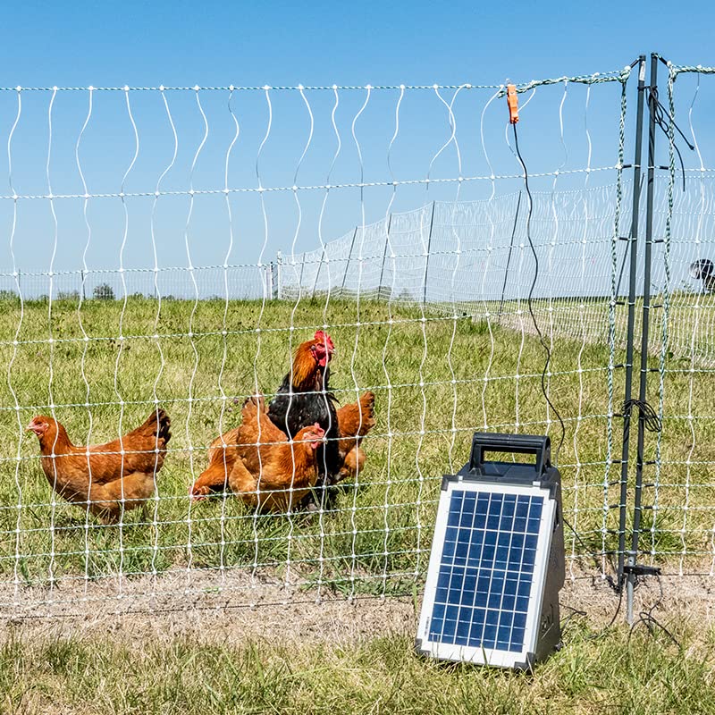 Premier 1 SolarStop™ 80 Fence Energizer – 0.8J, 10W Solar Panel