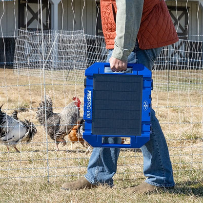 Premier 1 PRS Pro 100 Solar Fence Energizer - 1.0 Joule Output (Blue) - color: Blue